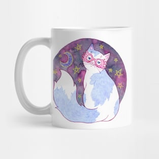 Witch Cat with Glasses Mug